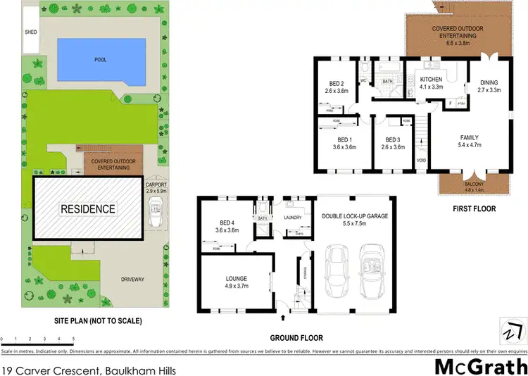 Floorplan of Homely house listing, 19 Carver Crescent, Baulkham Hills NSW 2153