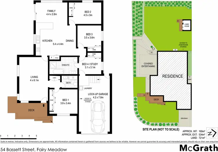 Floorplan of Homely house listing, 54 Bassett Street, Fairy Meadow NSW 2519