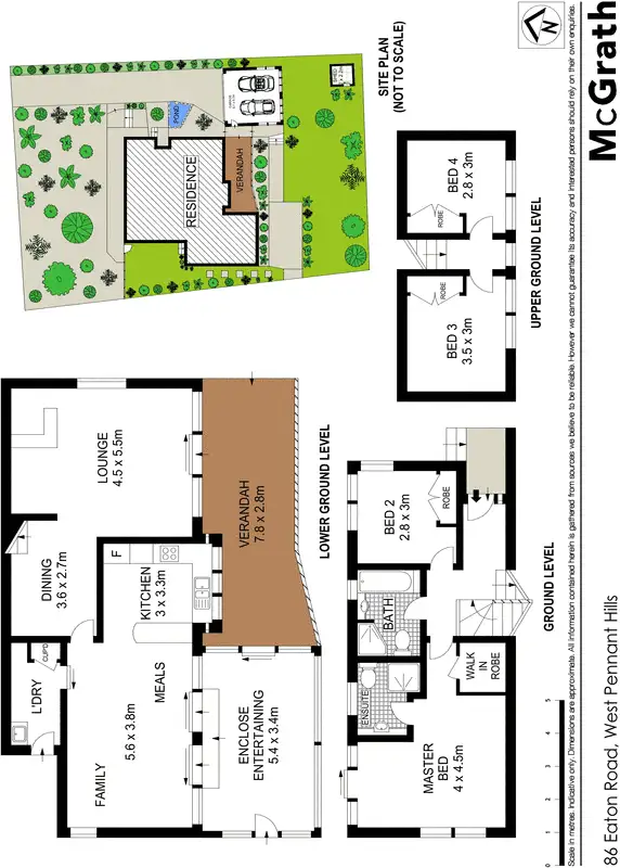 Floorplan of Homely house listing, 86 Eaton Road, West Pennant Hills NSW 2125
