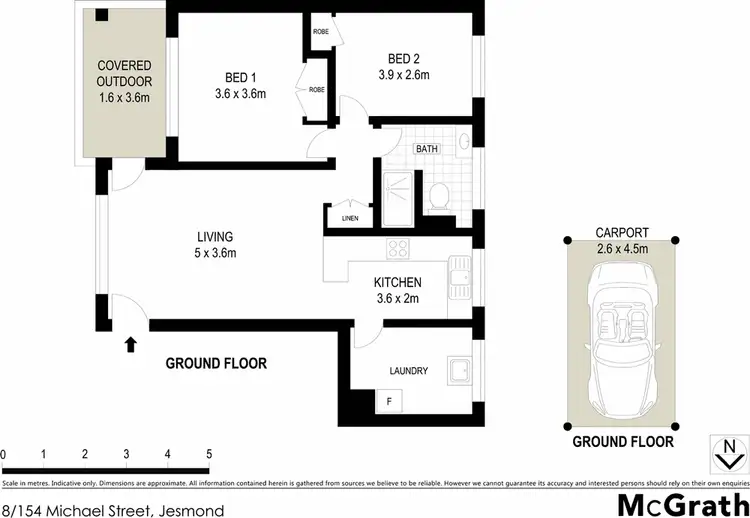 Floorplan of Homely apartment listing, 8/154 Michael Street, Jesmond NSW 2299