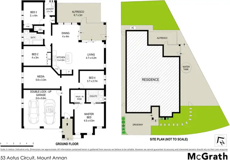 Floorplan of Homely house listing, 53 Aotus Circuit, Mount Annan NSW 2567