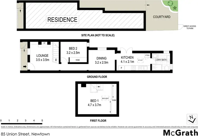 Floorplan of Homely house listing, 85 Union Street, Newtown NSW 2042
