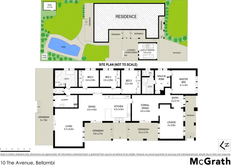 Floorplan of Homely house listing, 10 The Avenue, Bellambi NSW 2518
