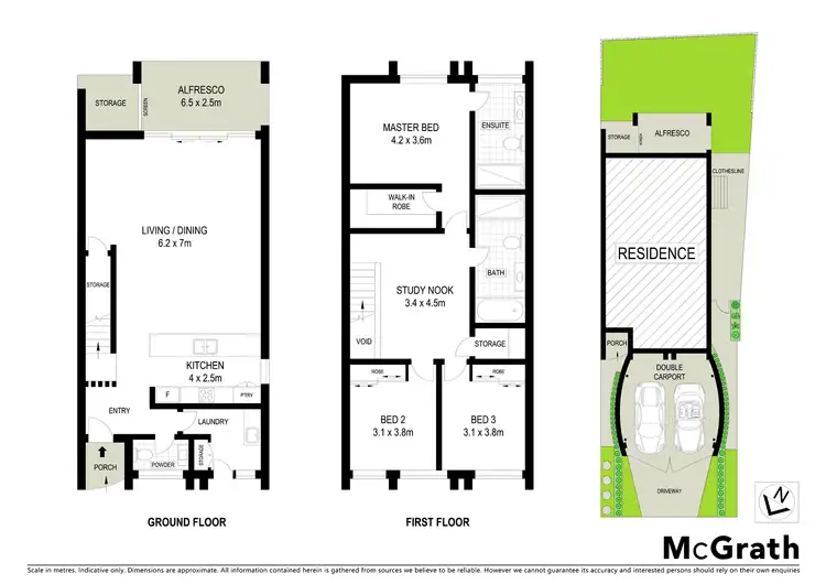 Floorplan of Homely townhouse listing, 174/174 North Hill Drive, Robina QLD 4226