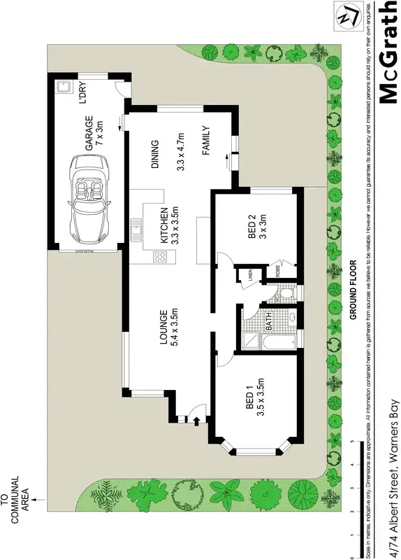 Floorplan of Homely villa listing, 4/74 Albert Street, Warners Bay NSW 2282