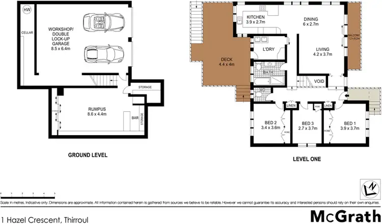 Floorplan of Homely house listing, 1 Hazel Crescent, Thirroul NSW 2515