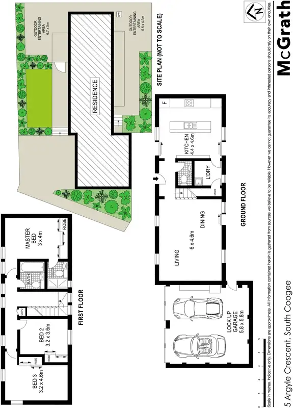 Floorplan of Homely house listing, 5 Argyle Crescent, South Coogee NSW 2034