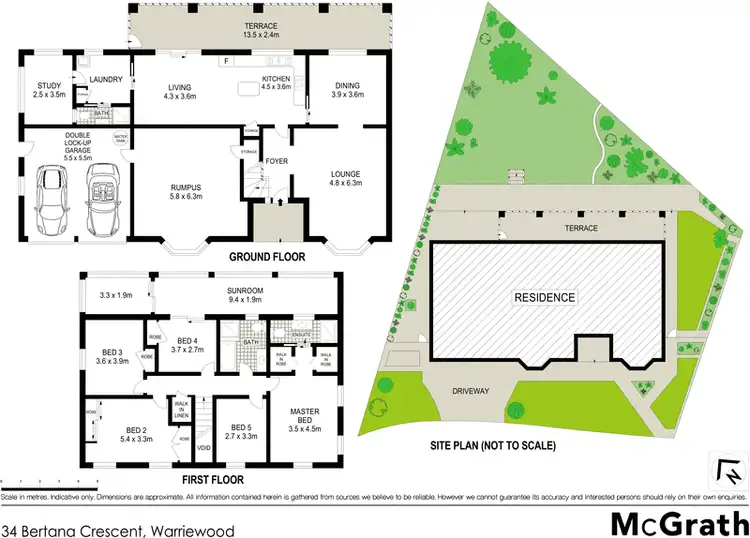 Floorplan of Homely house listing, 34 Bertana Crescent, Warriewood NSW 2102