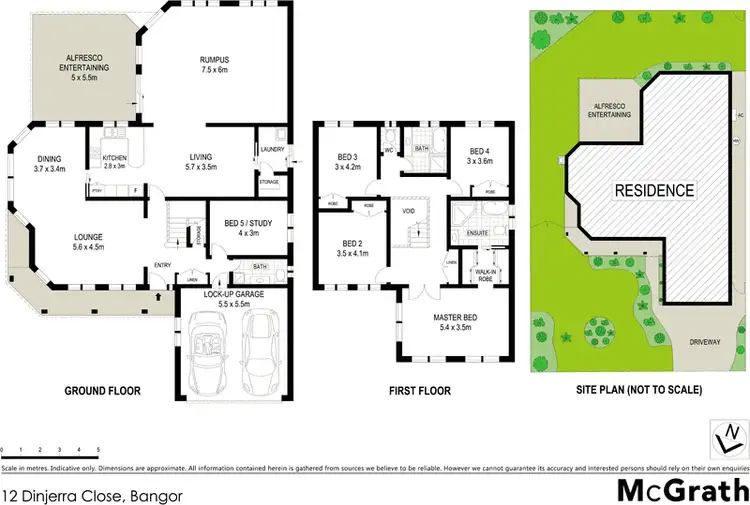 Floorplan of Homely house listing, 12 Dinjerra Close, Bangor NSW 2234