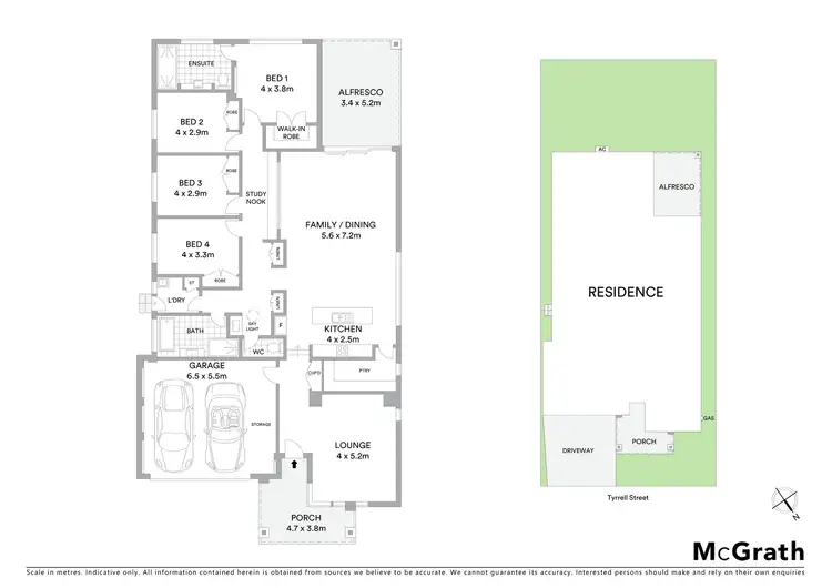 Floorplan of Homely house listing, 8 Tyrrell Street, Googong NSW 2620
