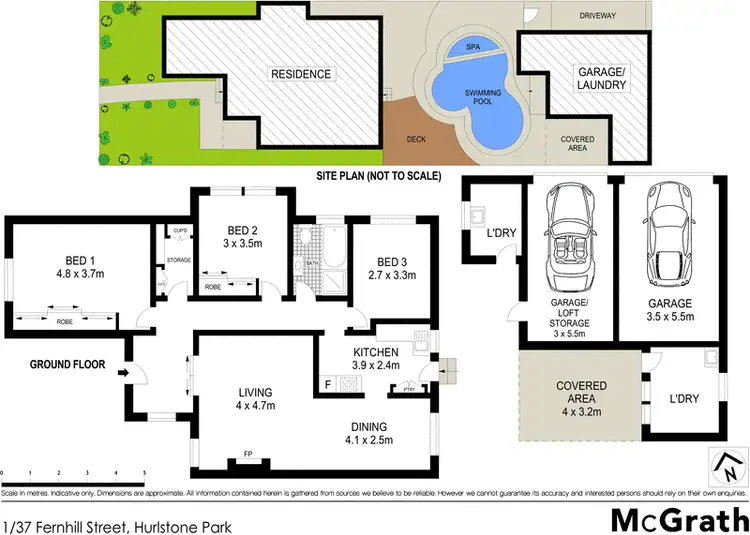 Floorplan of Homely apartment listing, 1/37 Fernhill Street, Hurlstone Park NSW 2193