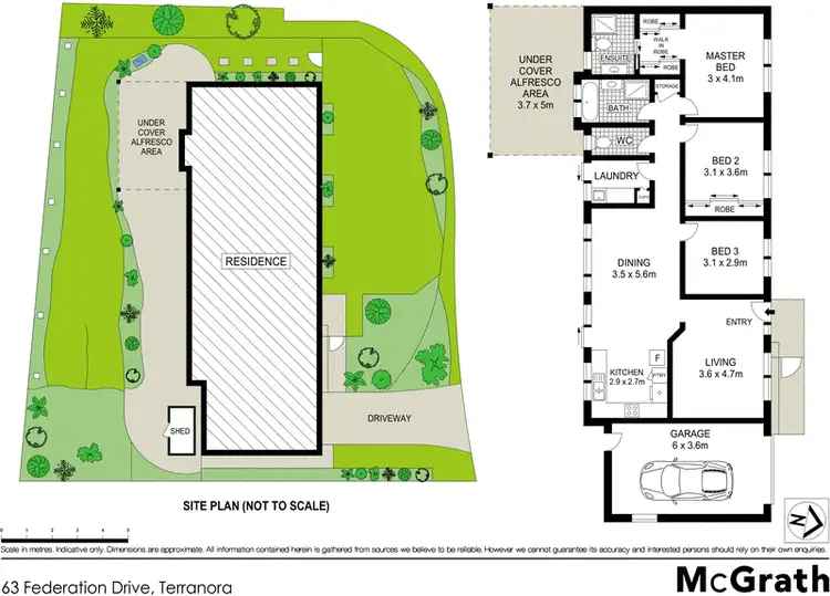 Floorplan of Homely house listing, 63 Federation Drive, Terranora NSW 2486