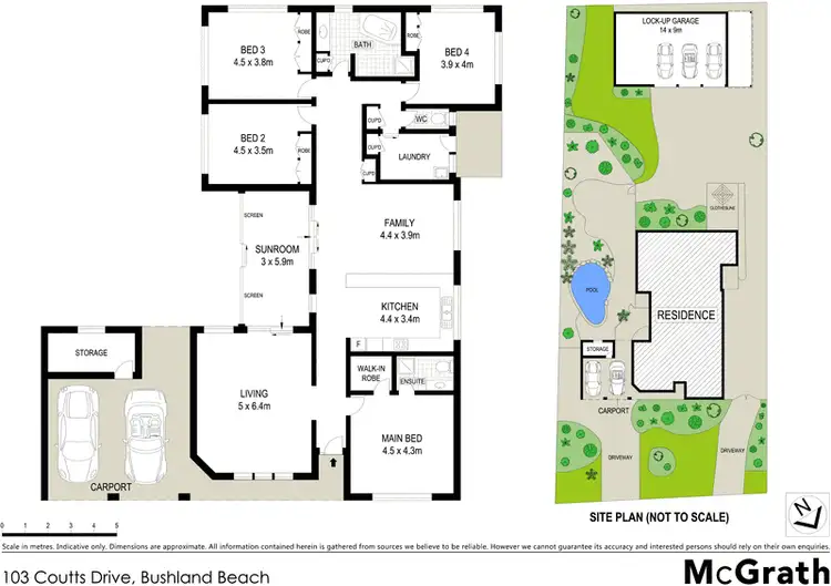 Floorplan of Homely house listing, 103 Coutts Drive, Bushland Beach QLD 4818