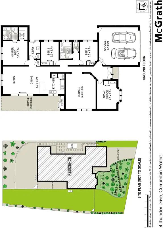 Floorplan of Homely house listing, 4 Thunder Drive, Currumbin Waters QLD 4223