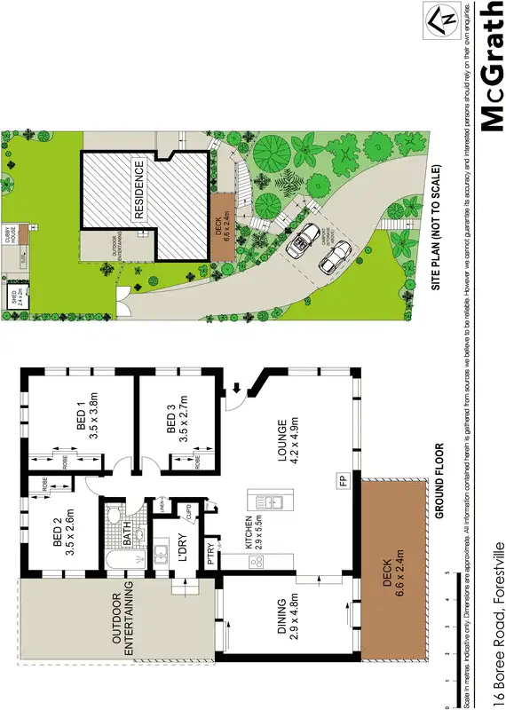 Floorplan of Homely house listing, 16 Boree Road, Forestville NSW 2087