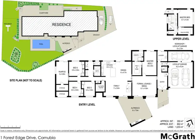 Floorplan of Homely house listing, 1 Forest Edge Drive, Cornubia QLD 4130