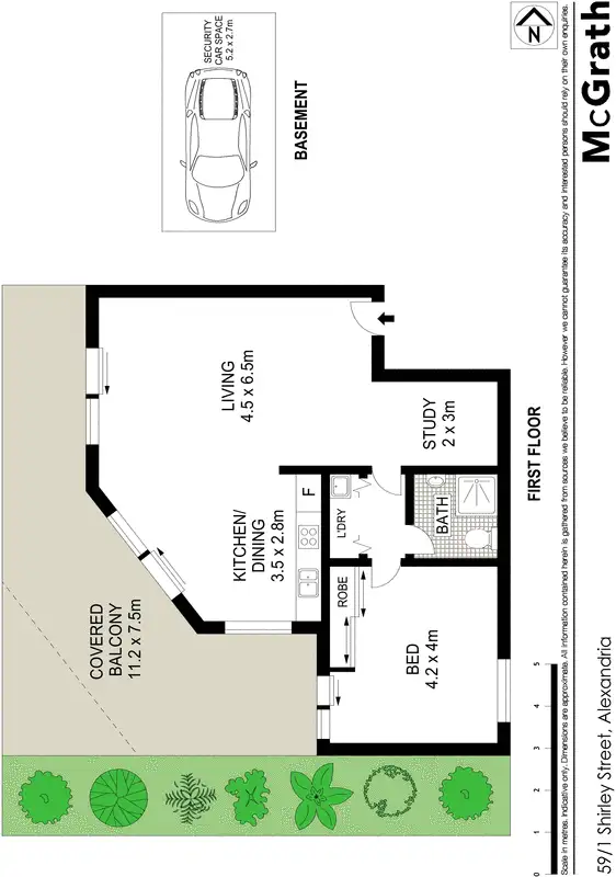 Floorplan of Homely apartment listing, 59/1 Shirley Street, Alexandria NSW 2015
