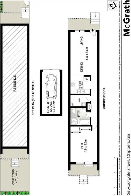 Floorplan of Homely apartment listing, 26 Moorgate Street, Chippendale NSW 2008