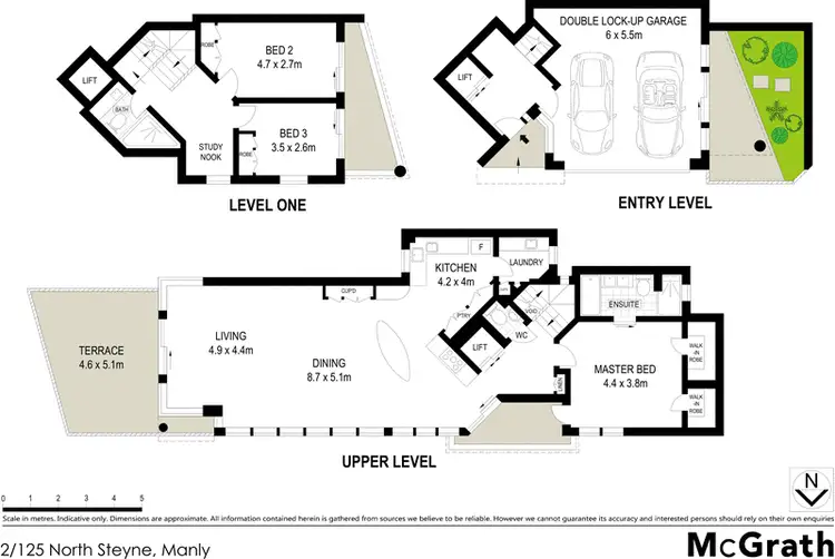 Floorplan of Homely apartment listing, 2/125 North Steyne, Manly NSW 2095