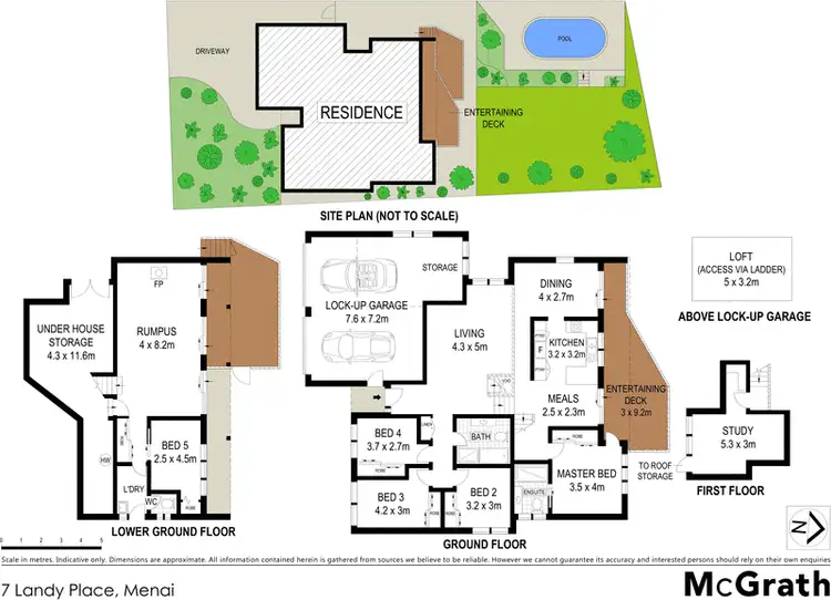 Floorplan of Homely house listing, 7 Landy Close, Menai NSW 2234