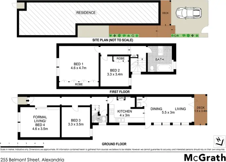 Floorplan of Homely house listing, 255 Belmont Street, Alexandria NSW 2015