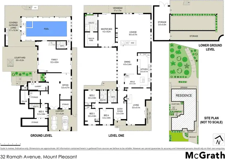 Floorplan of Homely house listing, 32 Ramah Avenue, Mount Pleasant NSW 2519