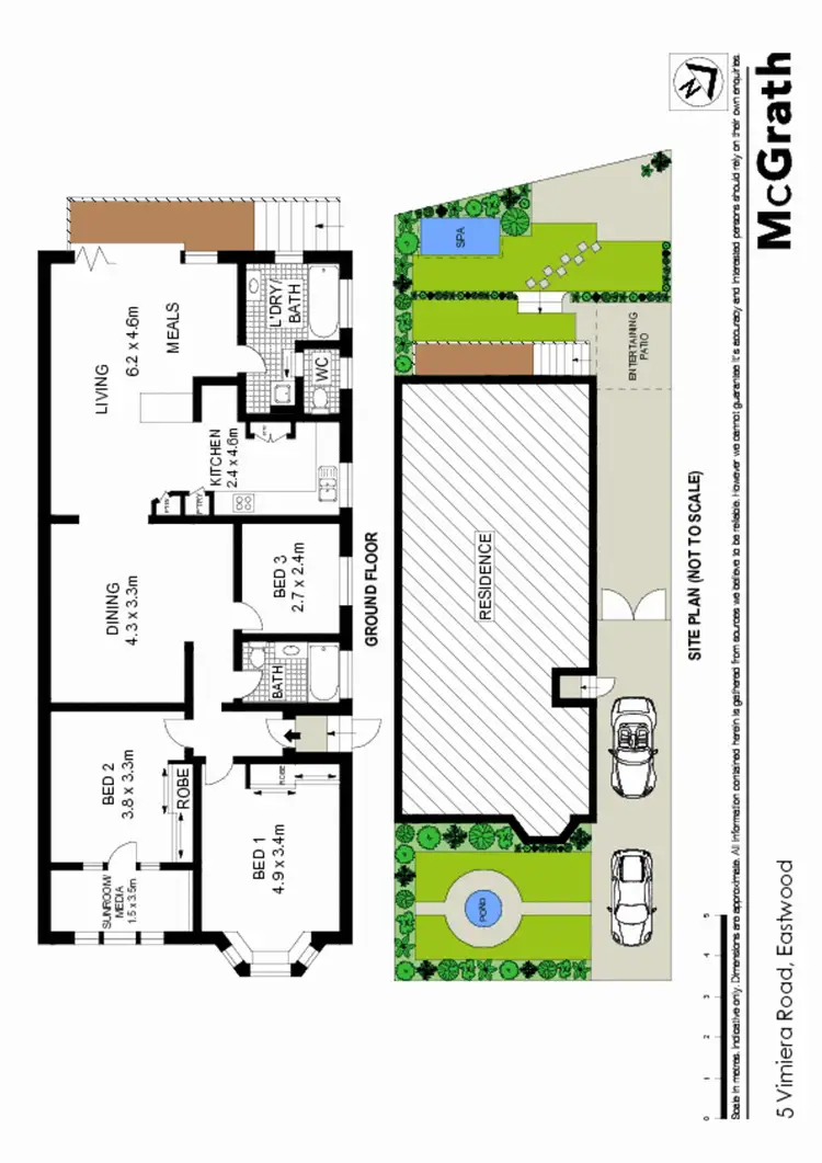 Floorplan of Homely house listing, 5 Vimiera Road, Eastwood NSW 2122