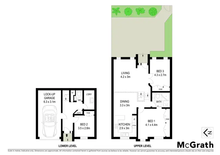 Floorplan of Homely townhouse listing, 23/19-27 Moore Road, Vermont VIC 3133