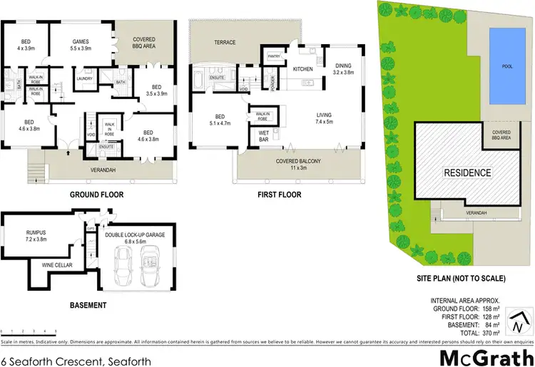 Floorplan of Homely house listing, 6 Seaforth Crescent, Seaforth NSW 2092
