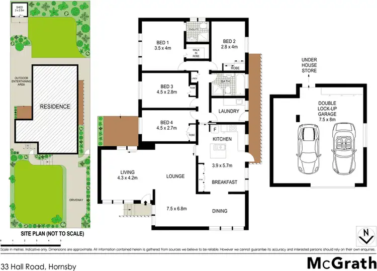Floorplan of Homely house listing, 33 Hall Road, Hornsby NSW 2077