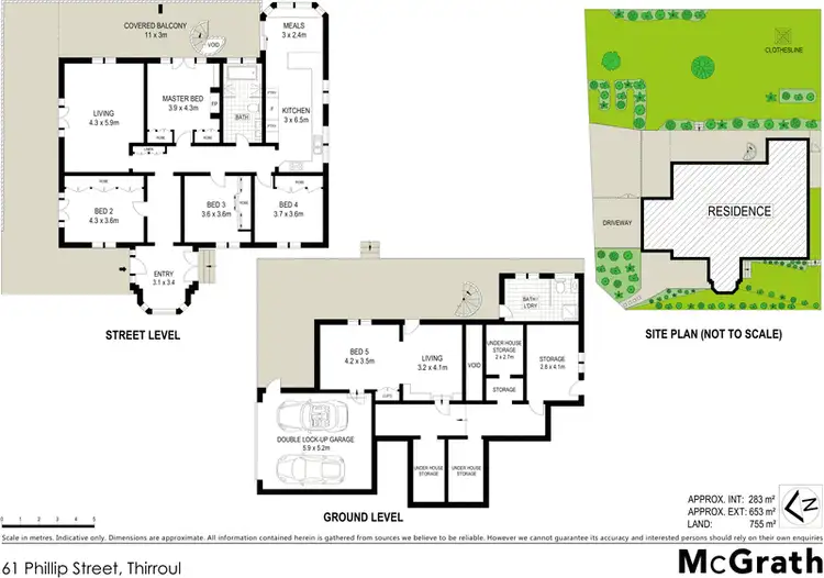 Floorplan of Homely house listing, 61 Phillip Street, Thirroul NSW 2515