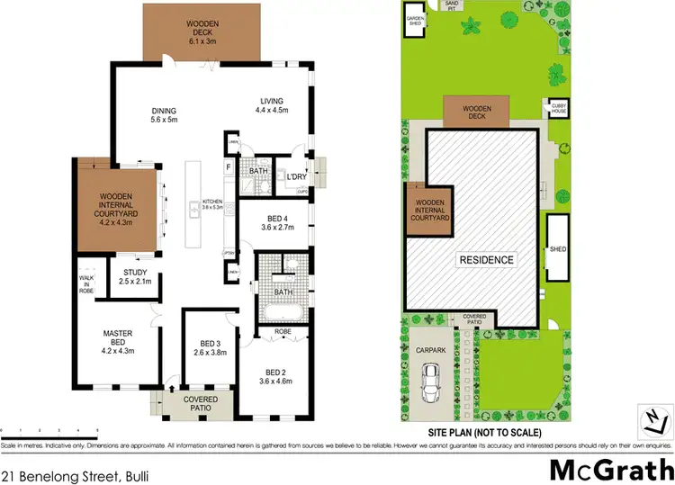 Floorplan of Homely house listing, 21 Benelong Street, Bulli NSW 2516