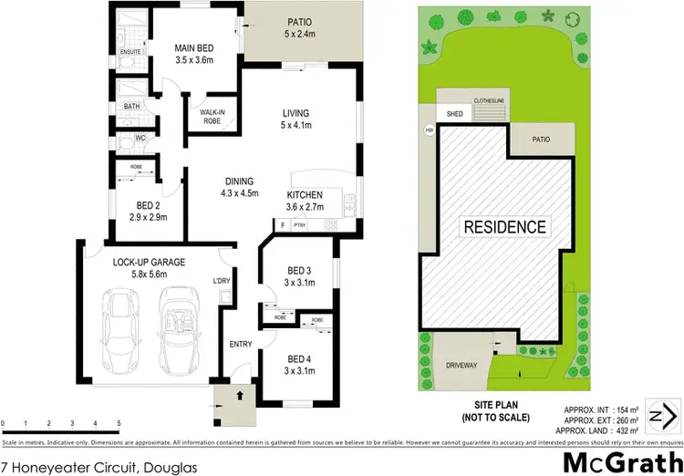 Floorplan of Homely house listing, 7 Honeyeater Circuit, Douglas QLD 4814