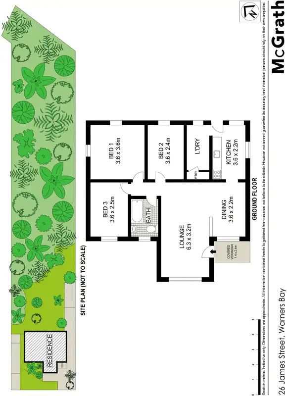 Floorplan of Homely house listing, 26 James Street, Warners Bay NSW 2282