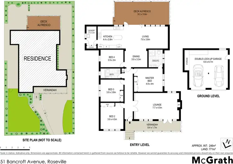 Floorplan of Homely house listing, 51 Bancroft Avenue, Roseville NSW 2069
