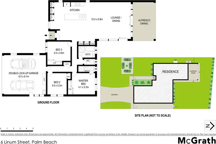 Floorplan of Homely house listing, 6 Linum Street, Palm Beach QLD 4221