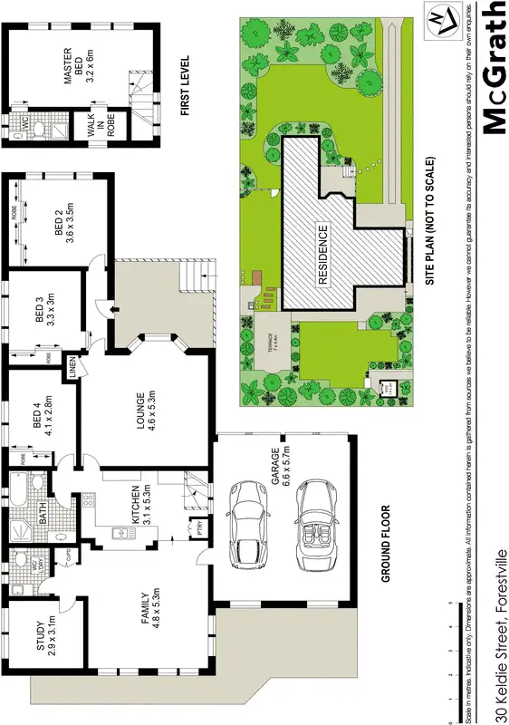 Floorplan of Homely house listing, 30 Keldie Street, Forestville NSW 2087