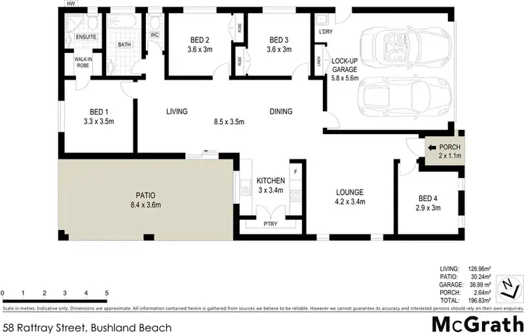 Floorplan of Homely house listing, 58 Rattray Street, Bushland Beach QLD 4818