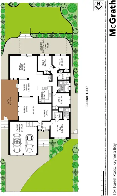 Floorplan of Homely house listing, 154 Forest Road, Gymea Bay NSW 2227