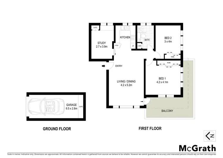 Floorplan of Homely apartment listing, 4/76 Kings Road, Five Dock NSW 2046