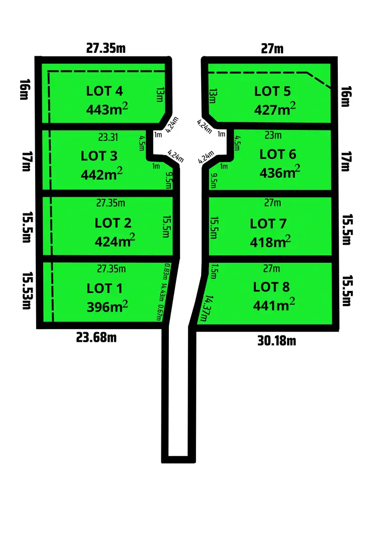 Floorplan of Homely land listing, LOT 1, 3a Way Street, Strathalbyn SA 5255