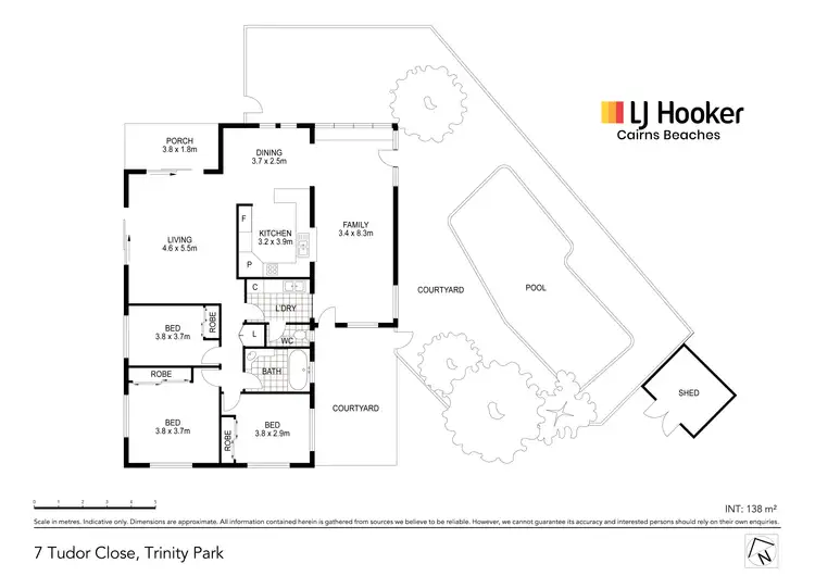 Floorplan of Homely house listing, 7 Tudor Close, Trinity Park QLD 4879