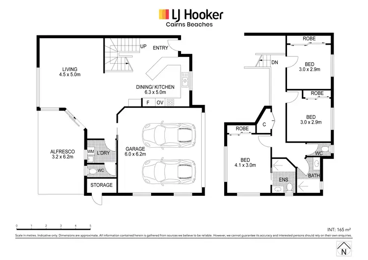 Floorplan of Homely townhouse listing, 1/71-73 Cedar Road, Palm Cove QLD 4879