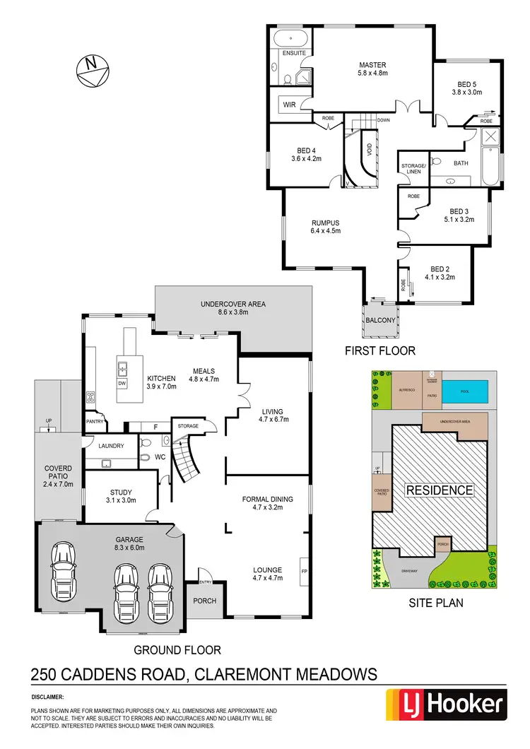 Floorplan of Homely house listing, 250 Caddens Road, Claremont Meadows NSW 2747