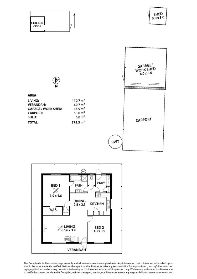 Floorplan of Homely house listing, 9 Symonds Drive, Mount Barker SA 5251