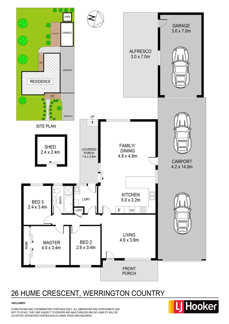 Floorplan of Homely house listing, 26 Hume Crescent, Werrington County NSW 2747