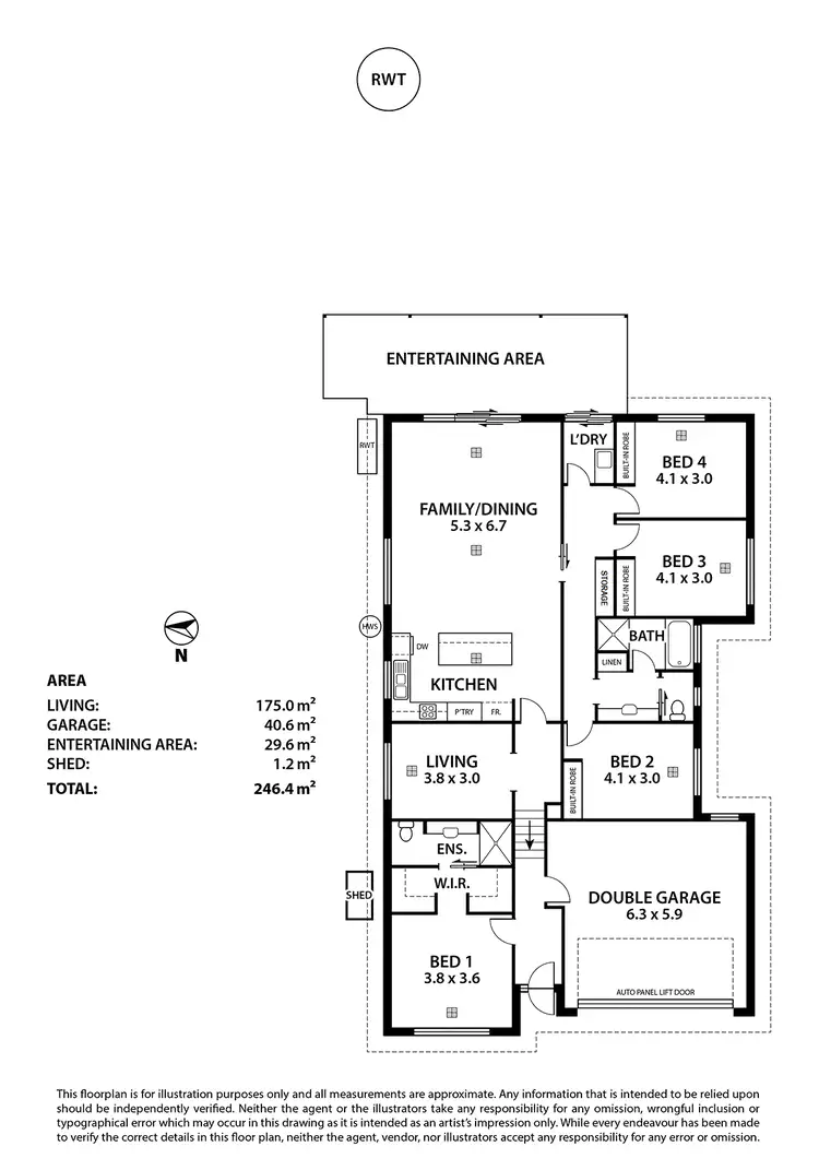 Floorplan of Homely house listing, 68 Webber Drive, Nairne SA 5252