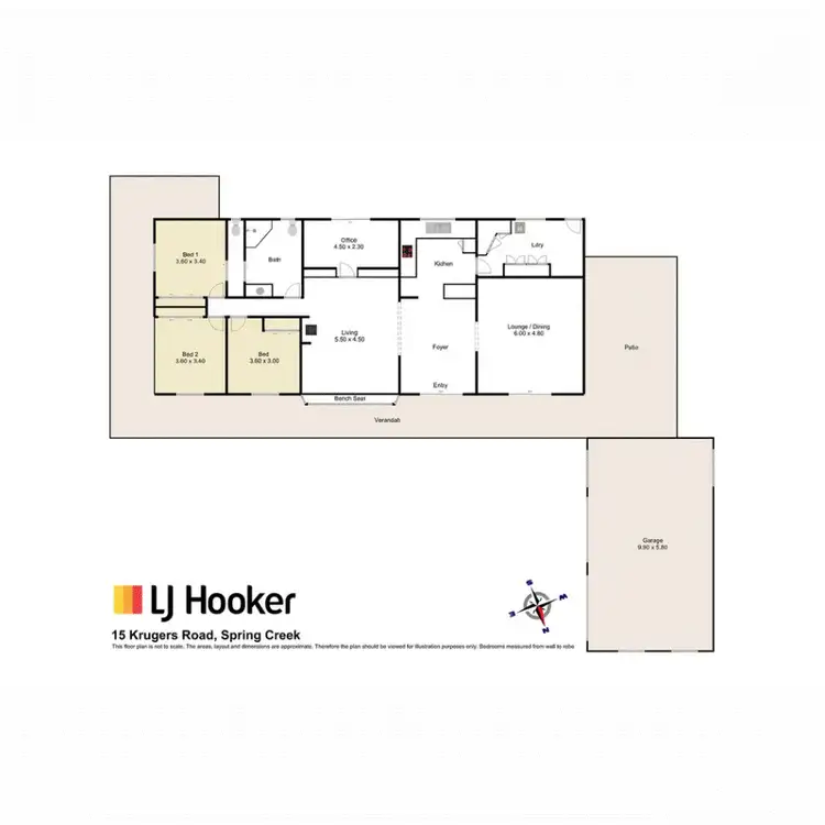 Floorplan of Homely rural property listing, 15 Krugers Road, Spring Creek QLD 4343