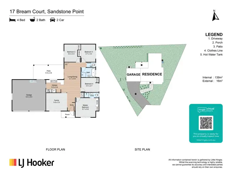 Floorplan of Homely house listing, 17 Bream Court, Sandstone Point QLD 4511