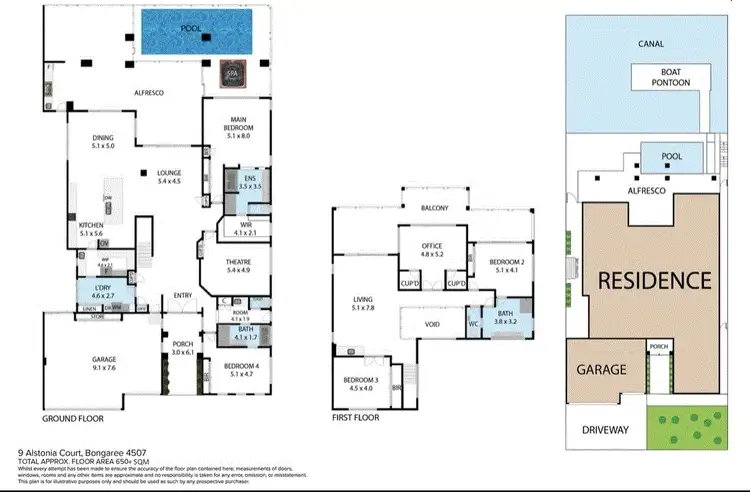 Floorplan of Homely house listing, 9 Alstonia Court, Bongaree QLD 4507